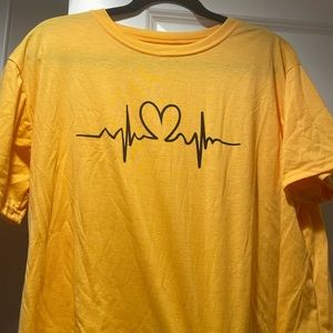 Yellow Graphic Tee